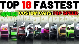 NFS Unbound - Top 18 Fastest Cars