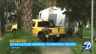 Evacuation orders issued in Ventura County ahead of storm