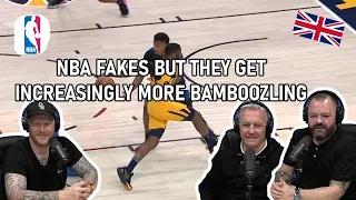 NBA Fakes But They Get Increasingly More Bamboozling REACTION!! | OFFICE BLOKES REACT!!