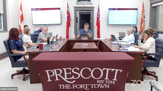 Town of Prescott Council Meeting - Monday August 14, 2023