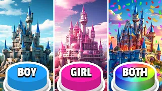 Choose One Button ⬤ Girl ⬤ Boy ⬤ Both 🎀💎🌈