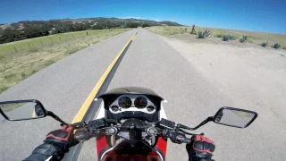 My  83 VF750F Interceptor  in Santa Barbara Co. USA Ride 1