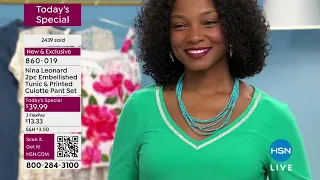 HSN | Nina Leonard Fashions 06.06.2024 - 01 AM