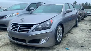 THIS HYUNDAI EQUUS IS MORE OF A LUXURY SEDAN THAN I THOUGHT! I FOUND THIS ONE AT *COPART* FOR CHEAP!