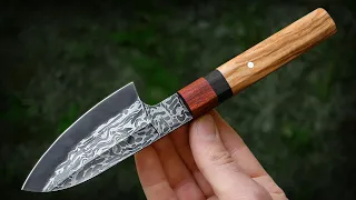 Nails Damascus Paring Knife Because It Went Terribly Wrong. 😔