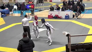 Elif Sude Akgül Sıla Ezgi Yağcı Büyükler Türkiye Taekwondo Şampiyonası 49 kg