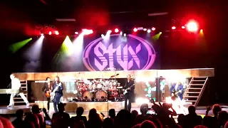 STYX - Grand Illusion song at Pompano Amphitheater FL 2/19/22