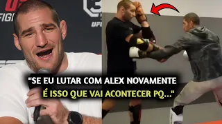 EXPÔS TUDO! Após FAZER TREINOS com Poatan, Strickland ANALISA como seria uma NOVA LUTA entre ELES