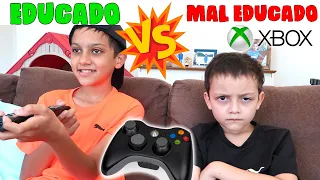 EDUCADO VS MAL EDUCADO JOGANDO XBOX 360