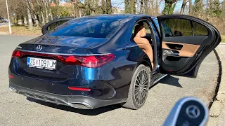 New MERCEDES E-CLASS 2024 - PRACTICALITY test, TRUNK SPACE & cool features (E 220 d)