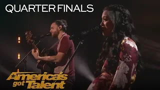 Us The Duo: Married Couple Sings Adorable Original "Like I Did With You" - America's Got Talent 2018