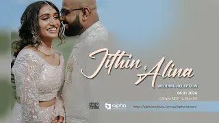 Jithin & Alina's Wedding Reception