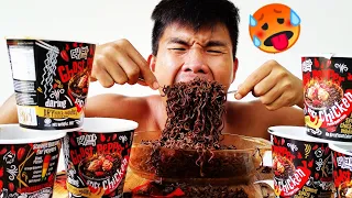 Mukbang Ghost Pepper | World Spiciest Noodles (EXTREME CHALLENGE)  Boy Tapang 🌶️🔥🥵