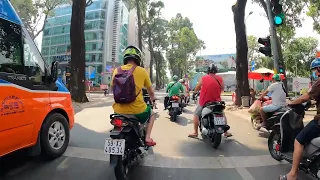 Driving Downtown Ho Chi Minh City