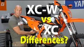 KTM XC vs XC-W vs EXC   What is the difference?