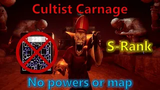 Cultist Carnage | S-Rank, No Powers, No Map | Dark Disillusion (fan-game)