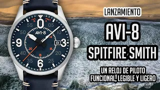 Lanzamiento AVI-8 SPITFIRE SMITH: Hermoso y Ligero Reloj de Piloto - Casual, Juvenil y Resistente