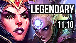 LEBLANC vs DIANA (MID) | Legendary, 25/2/8, 600+ games | BR Diamond | v11.10