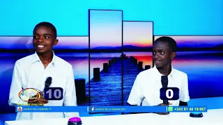 l11/10/2022Lauréat de la semaine , Questions pour un champion kinshasa RDC, j.concours télévisé éduc