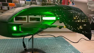 1:3200 scale Romulan D'deridex-class warbird