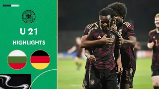Moukoko shines with hat-trick! Bulgaria vs. Germany 2-3 | Highlights | U 21 Euro Qualifier