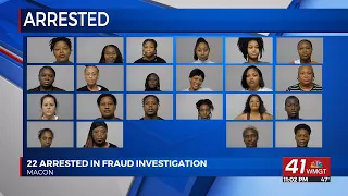 Bibb County Sheriff's Office arrests 22 in Fraud Investigation