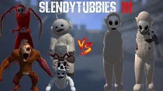 SLENDYTUBBIES 3 BOSSES VS SURVIVAL MODE MONSTERS