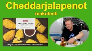 Makutestissä cheddarjalapenot