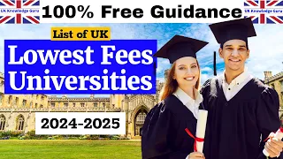 Most Affordable UK Universities 2024 for International Students