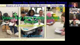 GBAPSD Board of Education Special and Regular Meetings: September 26, 2022