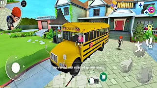 Nick & Tani : Funny Story Update New School Bus Miss T Driving Android Game