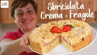 🍓 CREAM AND STRAWBERRY CRUMBLED 🍓 - Easy Live Recipe