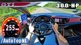 300HP VW Polo GTI 2.0 TSI TOP SPEED on AUTOBAHN [NO SPEED LIMIT] by AutoTopNL