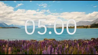 5 Minute Timer with Relaxing Music: Spring Flowers Theme