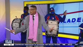 Nick Cannon tests out his 'Drumline' skills on Good Day Philadelphia