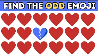 Find the Odd Emoji | Emoji Challenges | Test Your Eyes - 59