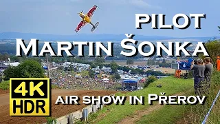 Pilot Martin Šonka air show in Přerov - winner of the Red Bull Air Race 👀 video 4K HDR Dolby Atmos 💖