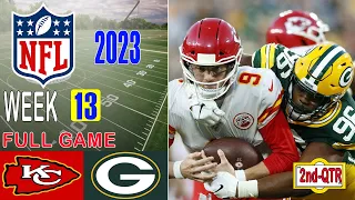 Kansas City Chiefs vs Green Bay Packers Week 13 FULL GAME 2nd 12/3/23 | NFL Highlights Today