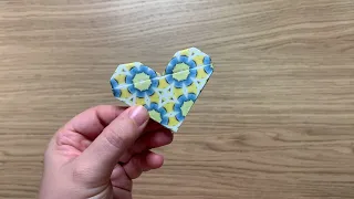 Origami Heart with Pockets