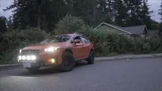 AUXBEAM OFF ROAD LIGHTS | SSD RALLY LIGHT BAR | 2018 SUBARU CROSSTREK