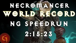 Diablo 3 Necromancer Any% NG Former World Record Speedrun 2:15:23