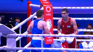 Day 5 (60kg) KHALOKOV Abdumalik (UZB) vs  LJAMA Jasin (MKD) | AIBA WCHs 2021