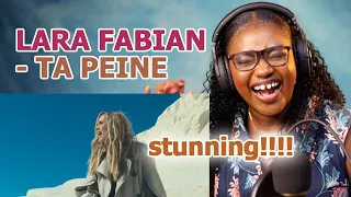 Wow! First time reaction to LARA FABIAN - TA PEINE [CLIP OFFICIEL]