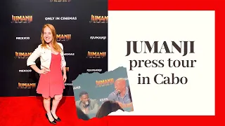 Jumanji actors in Los Cabos: red carpet, press conference & events