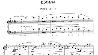 Isaac Albéniz: España, seis hojas de álbum Op. 165 (1890)