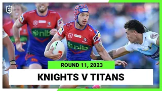 Newcastle Knights v Gold Coast Titans | NRL Round 11 | Full Match Replay