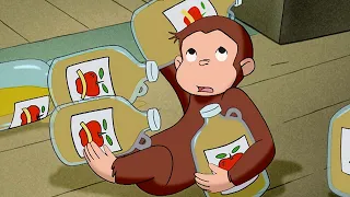 Georges le Petit Singe 🐵 Georges apprend à faire du jus de pomme 🐵Dessin Animé 🐵