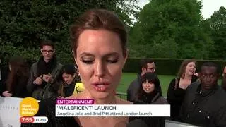 Richard Arnold Talks To Angelina Jolie About Malificent | Good Morning Britain