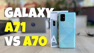 Сравнение Samsung Galaxy A71 vs Galaxy A70