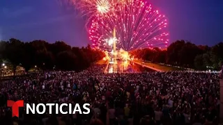 Fuegos artificiales protagonizan celebración del 4 de julio | Noticias Telemundo